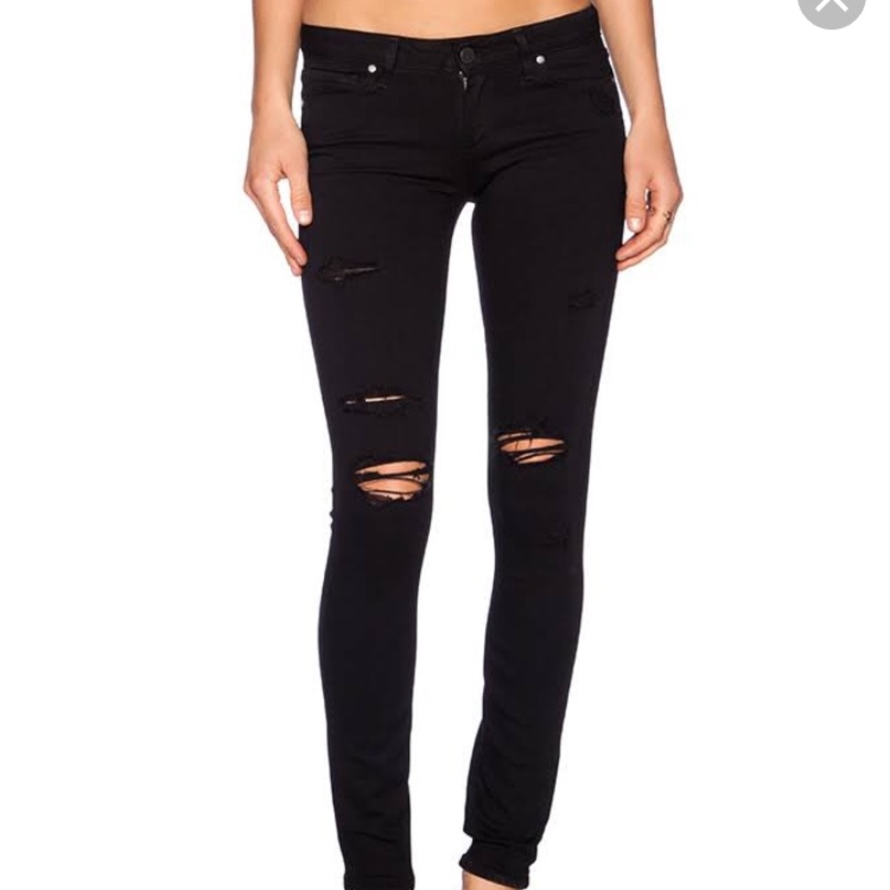 Paige Black Skinny Jeans